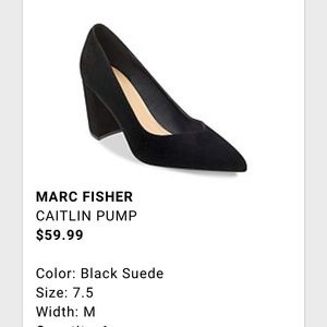 Marc Fisher Caitlin pump, size 7.5